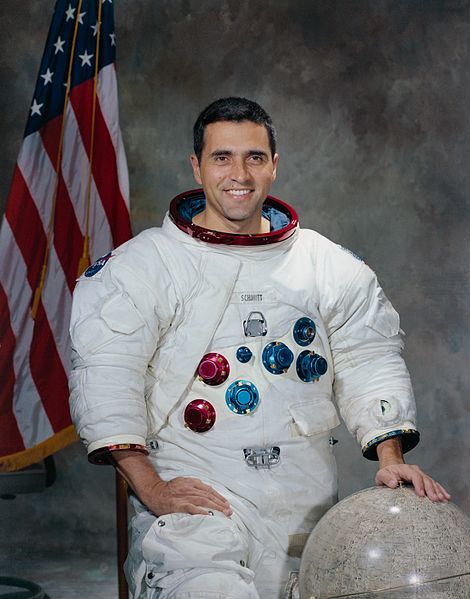Harrison Schmitt, the only geologist to walk on the Moon.